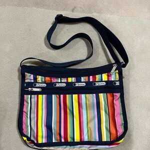 LeSportsac Classic Deluxe Everyday Bag Multicolor Stripe